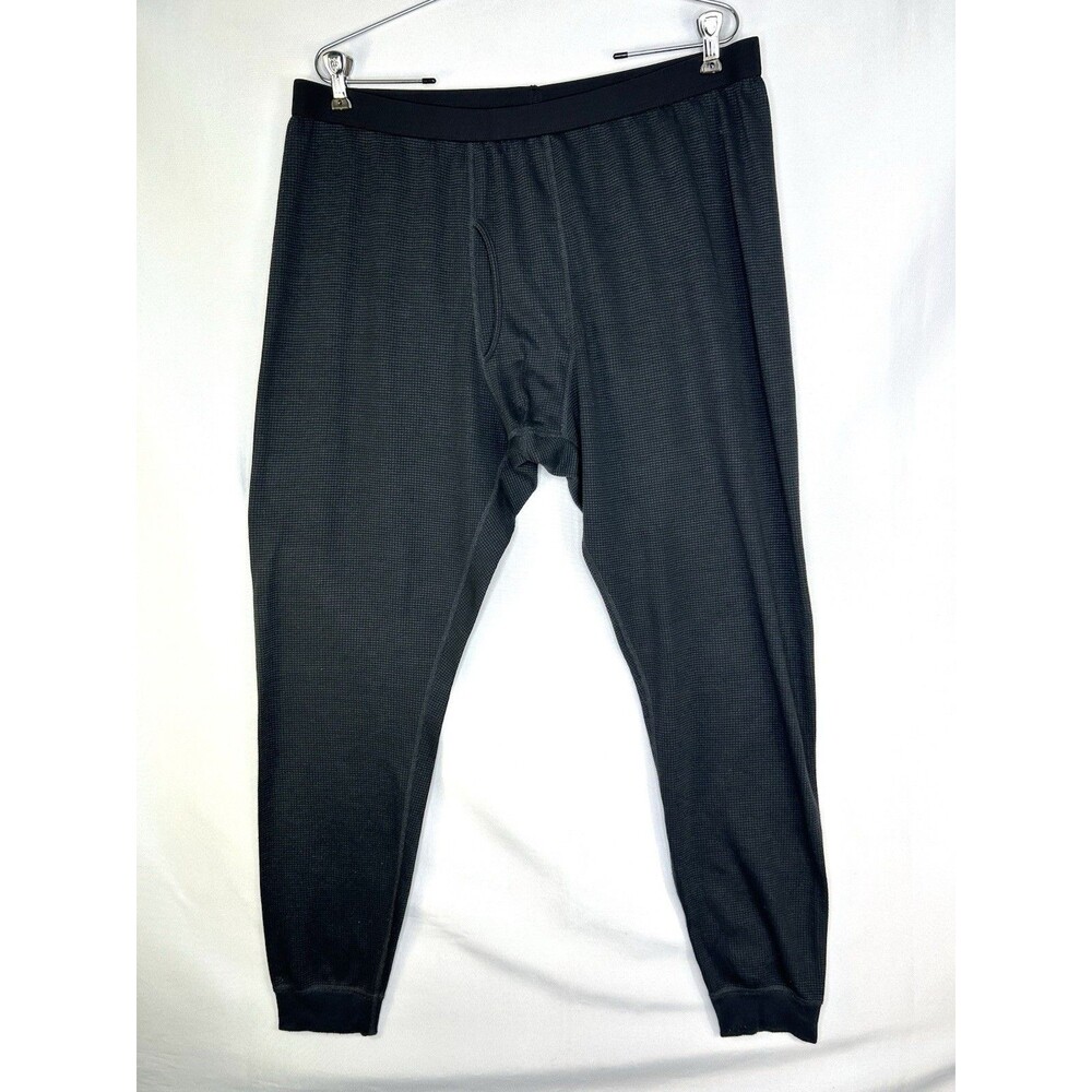 Bass Pro Shops Men’s Fleece Base Layer Leggings XL Black Compression Pants